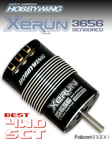 Hobbywing XERUN SCT Pro 120A 3656SD Sensored Brushless Combo for 1